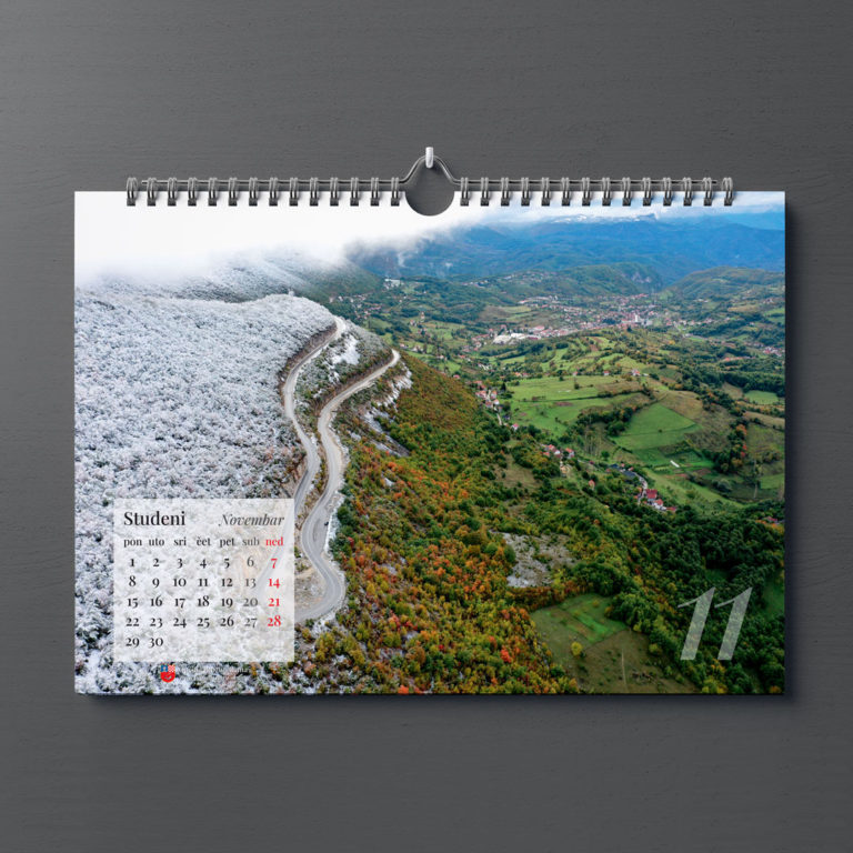 DIVA Design - kalendar, layout design